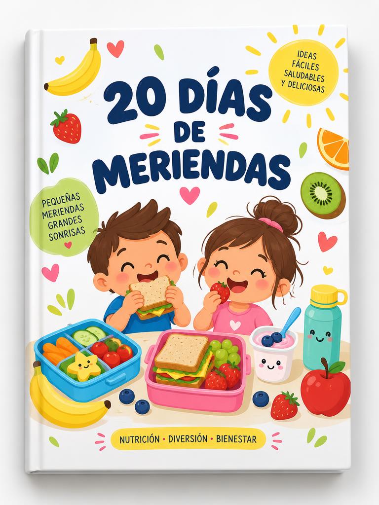 Portada del bono 1: 20 días de meriendas para tus pequeños